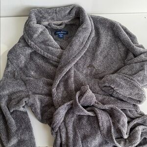 NEW Tommy Bahama Gray Plush Robe